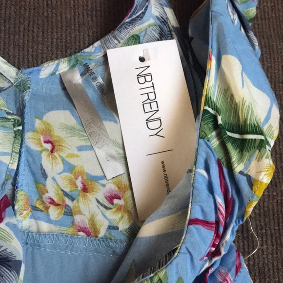 Blue floral dress - Picture 5 of 7